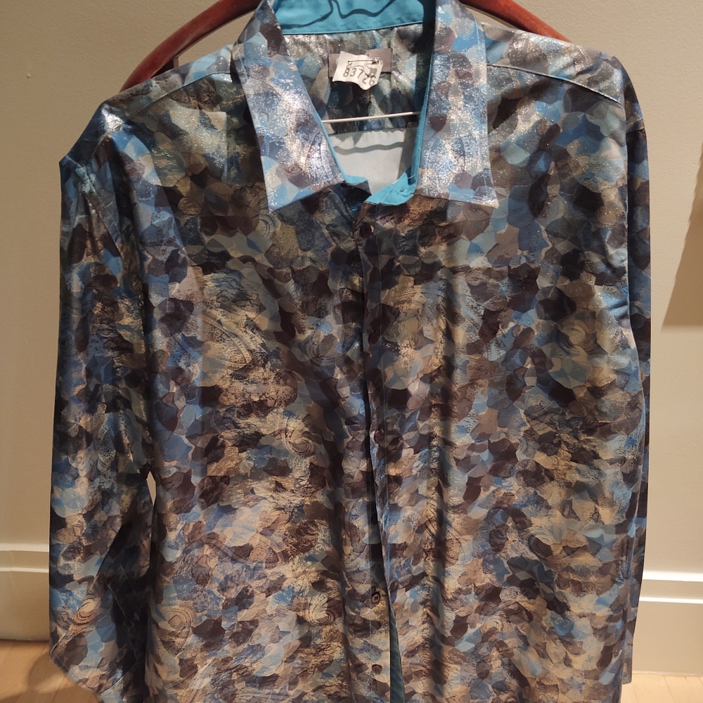 Mens SilverSilk Party Shirt